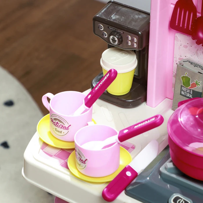 Kids Toy Kitchen with 33 Accessories