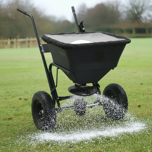Walk-Behind Salt and Fertiliser Spreader – 45L PVC Hopper | Adjustable Speed VIDAXL - Little and Giant Explorers vidaXL
