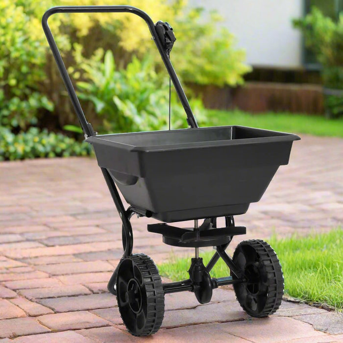 Walk Behind Salt Spreader in PVC and Steel 15 L - Little and Giant Explorers vidaXL