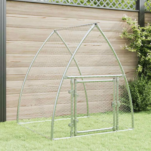 Walk-In Chicken Coop – Galvanised Steel Frame | Secure Locking Door VIDAXL - Little and Giant Explorers vidaXL