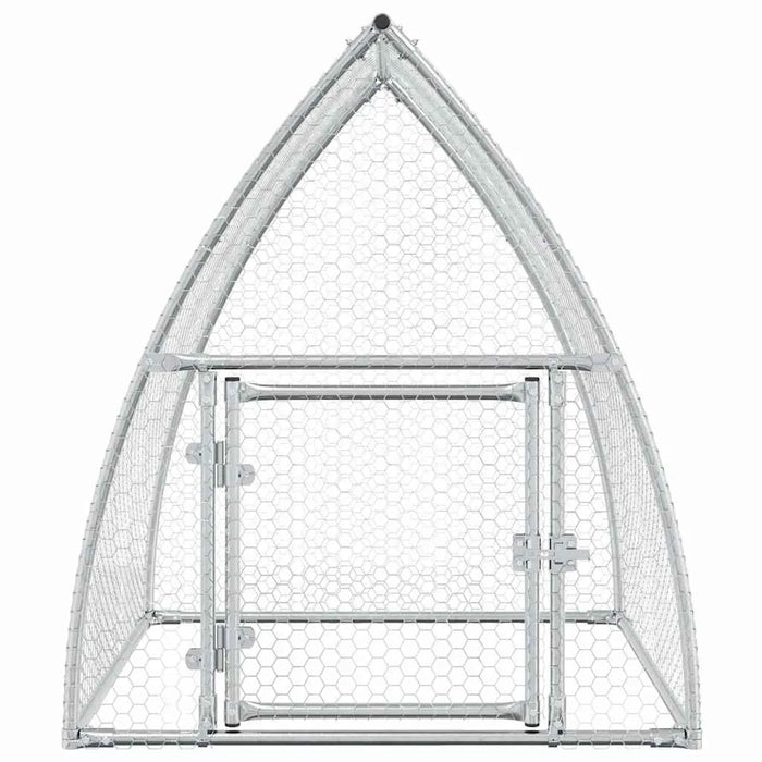 Walk-In Chicken Coop – Galvanised Steel Frame | Secure Locking Door VIDAXL - Little and Giant Explorers vidaXL