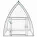 Walk-In Chicken Coop – Galvanised Steel Frame | Secure Locking Door VIDAXL - Little and Giant Explorers vidaXL