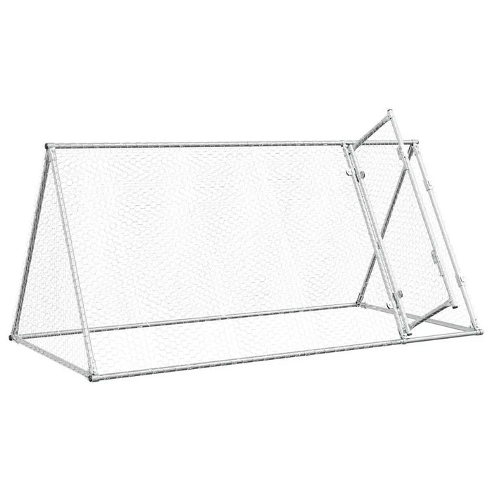 Walk-In Chicken Coop – Galvanised Steel Frame | Spacious Garden Poultry Enclosure VIDAXL - Little and Giant Explorers vidaXL