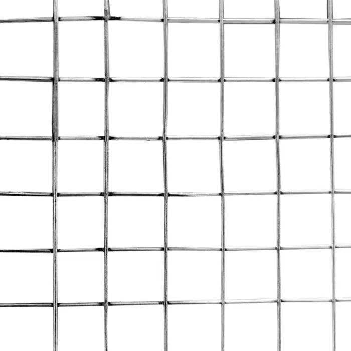 Galvanised Steel Chicken Cage with Roof and Door in Silver (375 x 285 x 230cm) - Little and Giant Explorers vidaXL