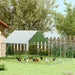 Walk-In Chicken Run with Cover and Feeding Door | 12-18 Poultry | (300 x 400 x 195cm) - Little and Giant Explorers PawHut