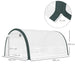 Walk-In Tunnel Greenhouse with Accessories in White 4 x 3(m) - Little and Giant Explorers Outsunny