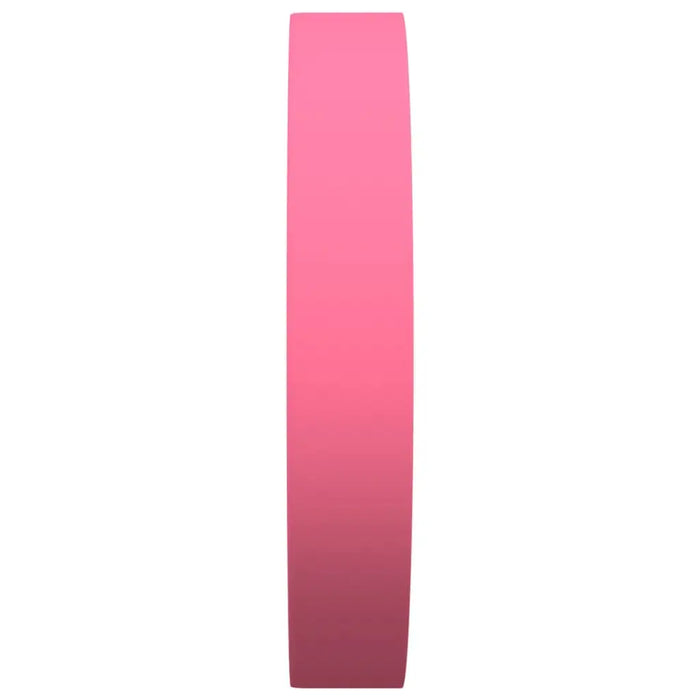 Pink roll of tape on a white background