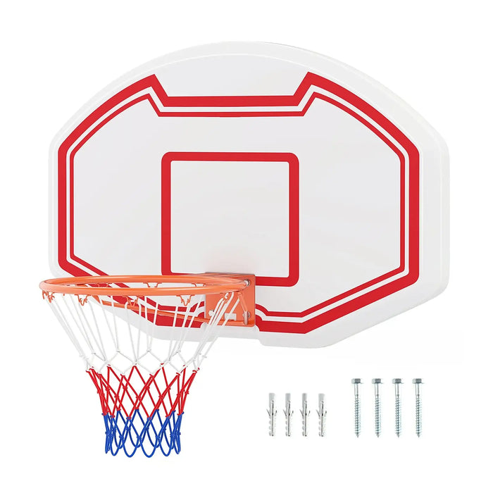 Wall Mounted Basketball Hoop 91cm | Shatterproof Backboard - Indoor and Outdoor Play COSTWAY - Little and Giant Explorers Costway