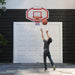 Wall Mounted Basketball Hoop 91cm | Shatterproof Backboard - Indoor and Outdoor Play COSTWAY - Little and Giant Explorers Costway