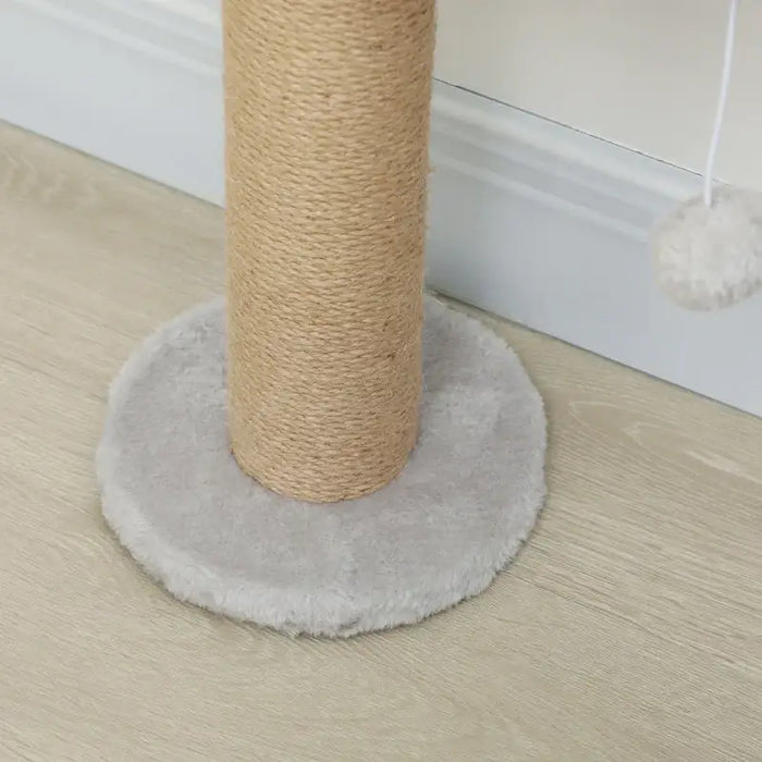 Wall-Mounted Cat Climbing Tower – 180cm | Sisal-Wrapped Post and Platforms PAWHUT - Little and Giant Explorers PawHut