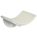 Wall-Mounted Cat Shelf – White | Curved Cat Bed with Berber Fleece Top PAWHUT - Little and Giant Explorers PawHut