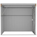 Wall Mounted Garden Shed in Galvanised Steel and Brown (118 x 194 x 178cm) - Little and Giant Explorers vidaXL