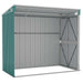 Wall-Mounted Metal Garden Storage Shed – Green | Galvanised Steel - Double Doors VIDAXL - Little and Giant Explorers vidaXL