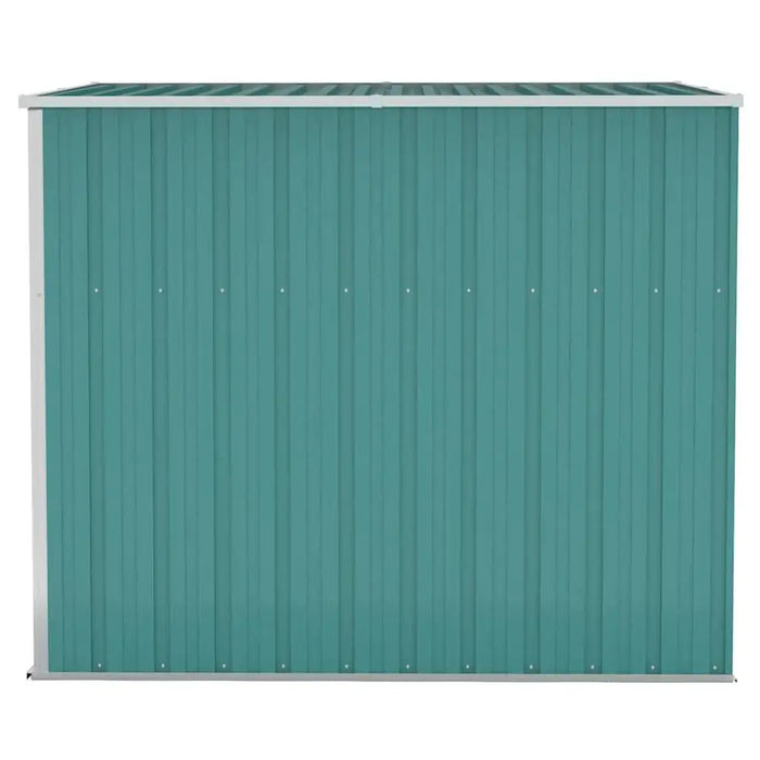 Wall-Mounted Metal Garden Storage Shed – Green | Galvanised Steel - Double Doors VIDAXL - Little and Giant Explorers vidaXL
