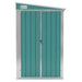 Wall-Mounted Metal Garden Storage Shed – Green | Galvanised Steel - Double Doors VIDAXL - Little and Giant Explorers vidaXL