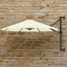 Wall-Mounted Parasol with Metal Pole in Sand - Little and Giant Explorers vidaXL