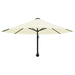 Wall-Mounted Parasol with Metal Pole in Sand - Little and Giant Explorers vidaXL