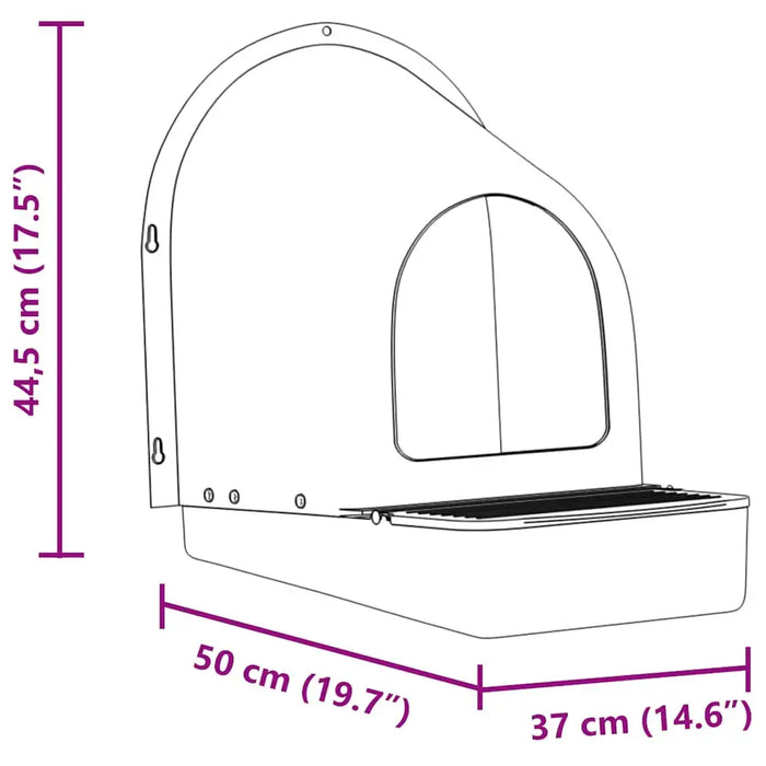 4 Chicken Wall-Mounted Nesting Boxes in Dark Green - Little and Giant Explorers vidaXL