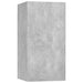 Concrete grey wall-mounted TV cabinet unit with textured finish from Little and Giant Explorers
