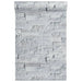 Wallpaper '3D Stone Look' in Light Grey | Non-Woven Fabric - Little and Giant Explorers vidaXL