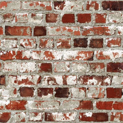 Wallpaper 'Brick' in Red - Little and Giant Explorers DUTCH WALLCOVERINGS