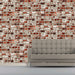 Wallpaper 'Brick' in Red - Little and Giant Explorers DUTCH WALLCOVERINGS