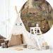 Wallpaper 'Circle Animals of Africa' Ø142.5cm - Little and Giant Explorers WallArt