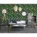 Wallpaper 'Eden' in Black and Dark Green - Little and Giant Explorers DUTCH WALLCOVERINGS