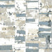 Wallpaper 'Friends & Coffee Industrial Weathered' in Blue and Metallic - Little and Giant Explorers Noordwand