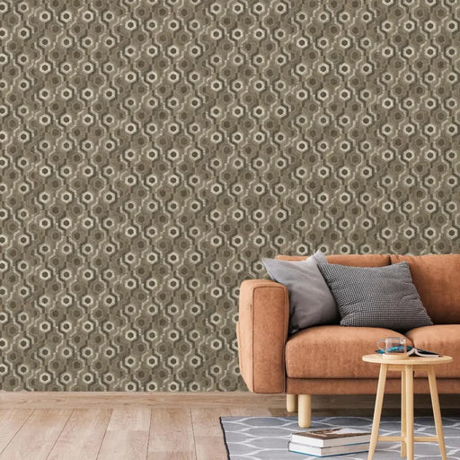 Wallpaper 'Galactic' in Brown and White - Little and Giant Explorers DUTCH WALLCOVERINGS