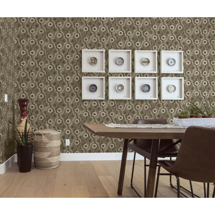 Wallpaper 'Galactic' in Brown and White - Little and Giant Explorers DUTCH WALLCOVERINGS