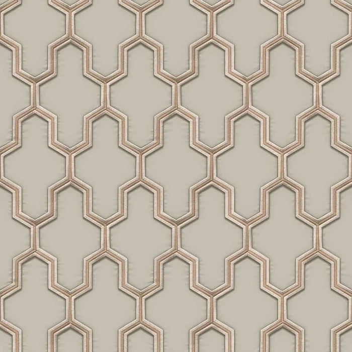 Wallpaper 'Geometric' in Gold and Green - Little and Giant Explorers DUTCH WALLCOVERINGS