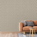 Wallpaper 'Geometric' in Gold and Green - Little and Giant Explorers DUTCH WALLCOVERINGS