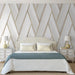 Wallpaper 'Geometric' in White and Gold - Little and Giant Explorers DUTCH WALLCOVERINGS