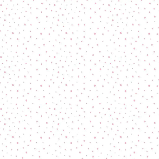 Wallpaper 'Mondo Baby Confetti Dots' in White, Pink and Beige - Little and Giant Explorers Noordwand