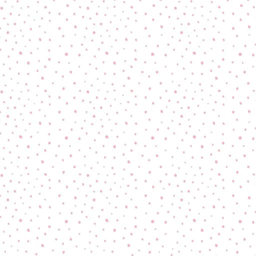 Wallpaper 'Mondo Baby Confetti Dots' in White, Pink and Beige - Little and Giant Explorers Noordwand