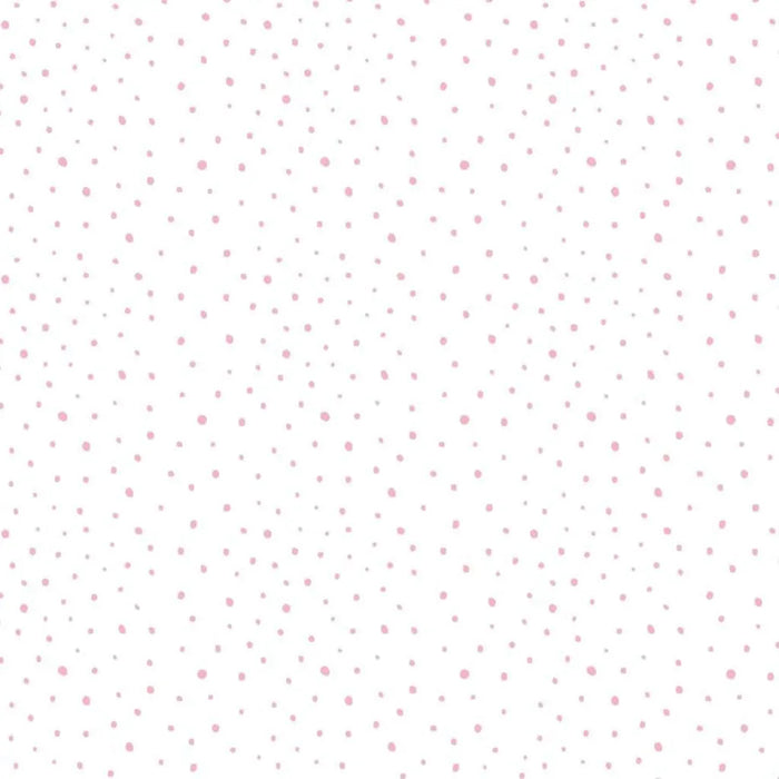 Wallpaper 'Mondo Baby Confetti Dots' in White, Pink and Beige - Little and Giant Explorers Noordwand