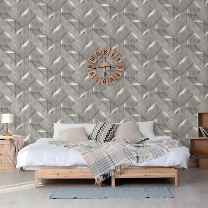 Wallpaper 'Onyx' in Dark Grey - Little and Giant Explorers DUTCH WALLCOVERINGS