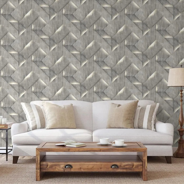 Wallpaper 'Onyx' in Dark Grey - Little and Giant Explorers DUTCH WALLCOVERINGS