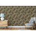 Wallpaper 'Palm Trees' in Gold and Black - Little and Giant Explorers DUTCH WALLCOVERINGS