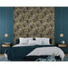 Wallpaper 'Palm Trees' in Gold and Black - Little and Giant Explorers DUTCH WALLCOVERINGS