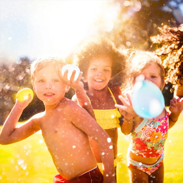 Water Bombs 200pcs with Nozzle | Easy Fill Balloons for Outdoor Summer Fun SOKA® - Little and Giant Explorers SOKA Play Imagine Learn