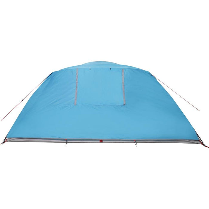 Waterproof Cabin Family Tent in Blue (6 persons) - Little and Giant Explorers vidaXL