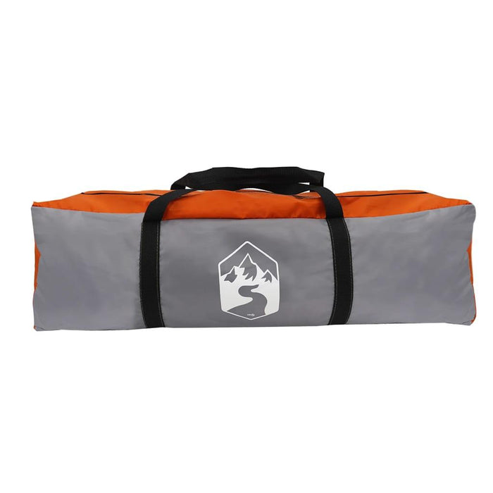 Waterproof Cabin Family Tent in Orange and Grey (9 persons) - Little and Giant Explorers vidaXL