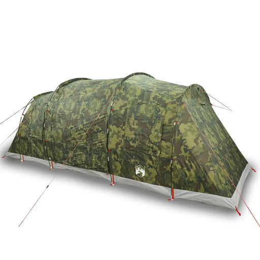 Waterproof Camouflage Family Tent Tunnel (6 persons) - Little and Giant Explorers vidaXL