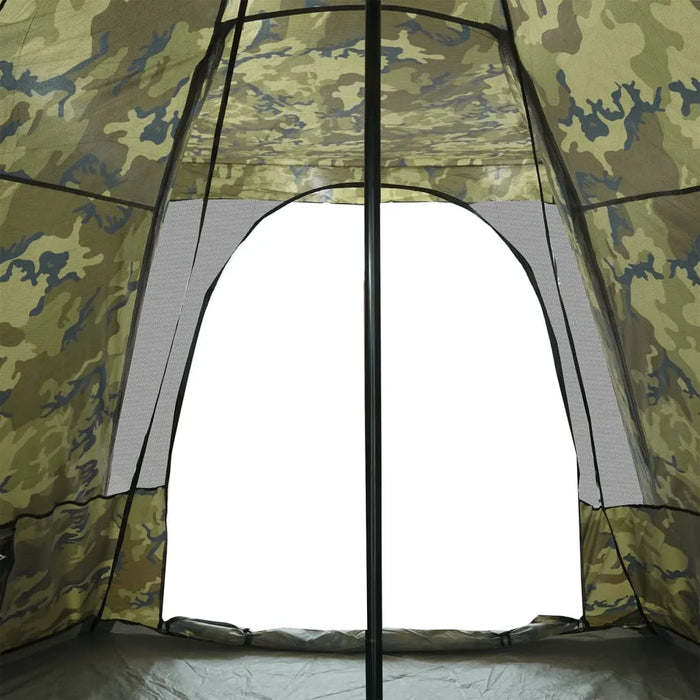 Waterproof Camouflage Tipi Family Tent (6 persons) - Little and Giant Explorers vidaXL