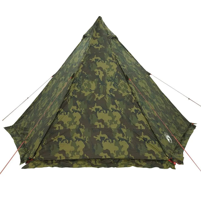 Waterproof Camouflage Tipi Family Tent (6 persons) - Little and Giant Explorers vidaXL