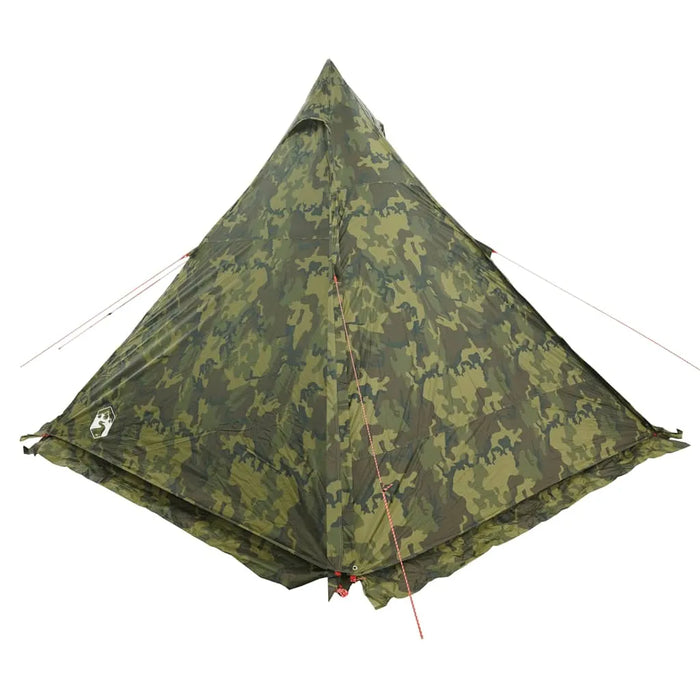 Waterproof Camouflage Tipi Family Tent (6 persons) - Little and Giant Explorers vidaXL