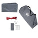 Waterproof Camping Tarp in Grey - Little and Giant Explorers vidaXL