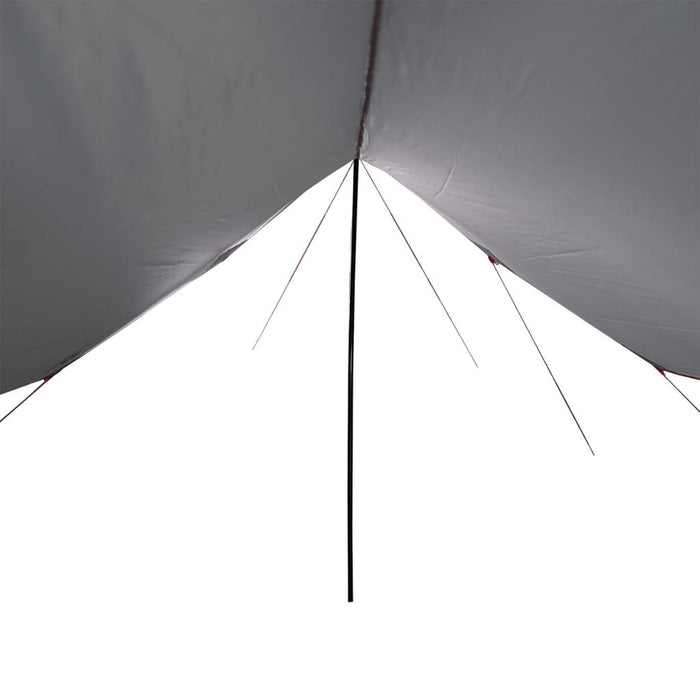 Waterproof Camping Tarp in Grey and Orange - Little and Giant Explorers vidaXL